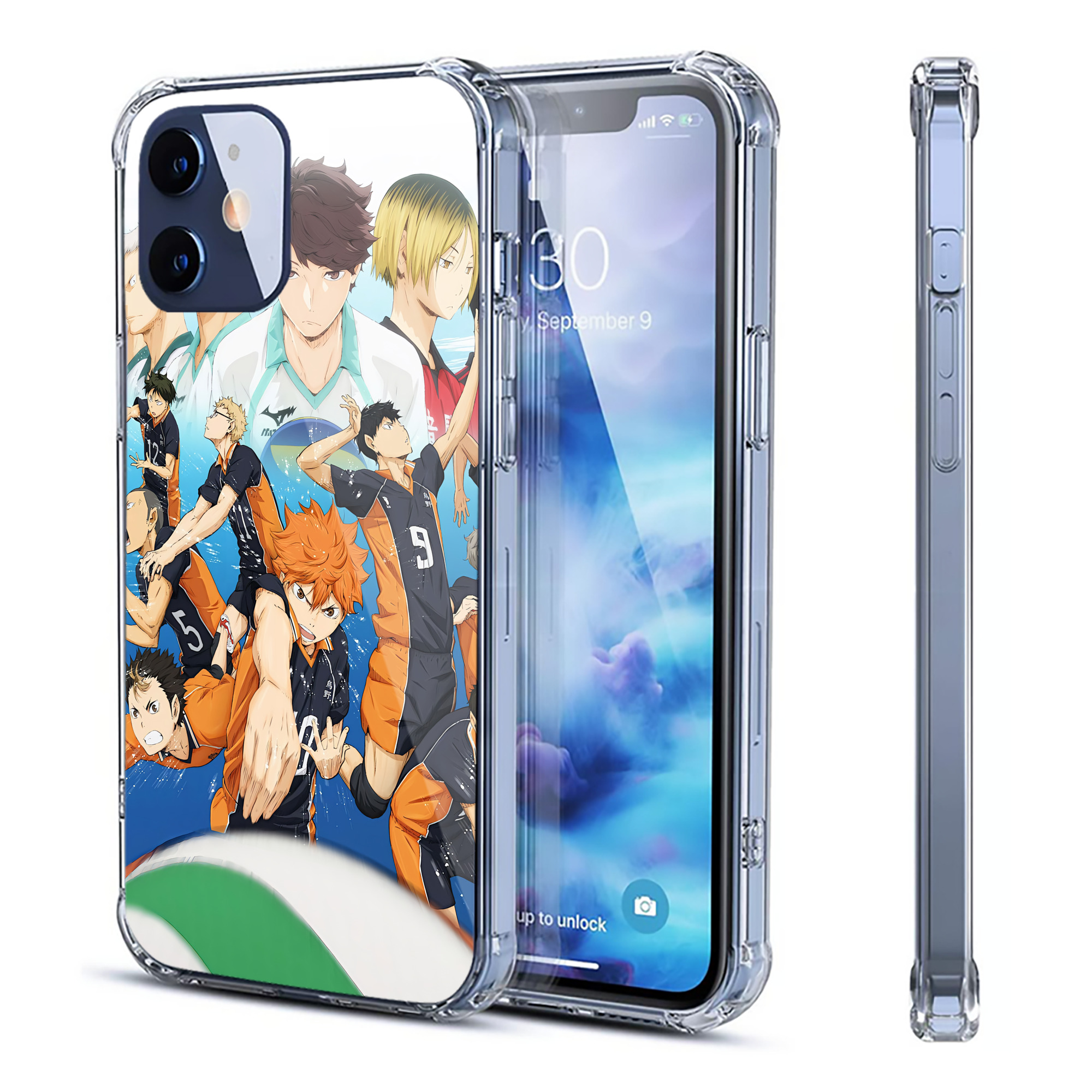 （画像用） ハイキュー!! Haikyu!! 【iPhone 12シリーズ対応】透明スマホケース（クリアソフトケース）